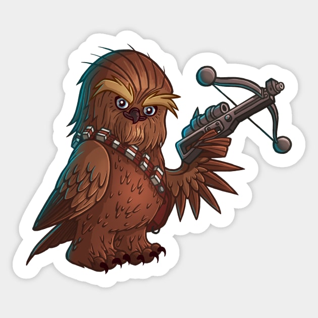 c-HOO-HOO-hewbacca Sticker by RemcoBakker